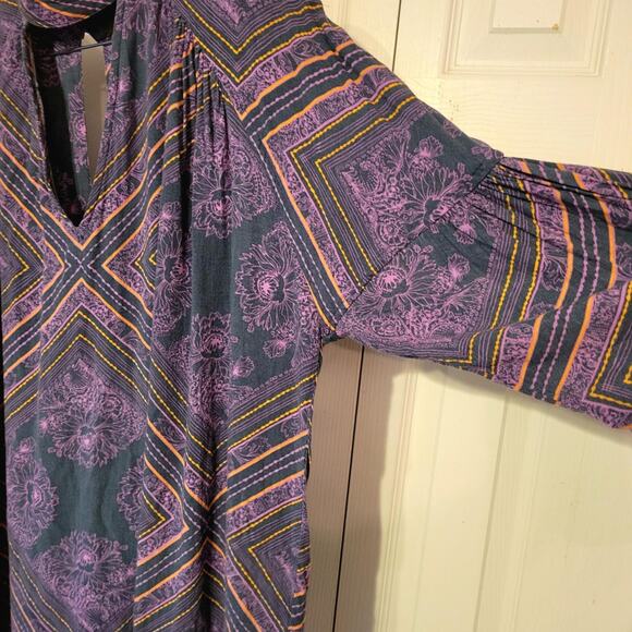 Free people, S | Purple Small Boho Blouse Tunic Walking On A Dream - Picture 5 of 8